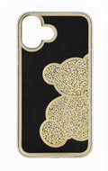 TopQ Teddy Bear Back Case for iPhone 16 Gold - Phone Cover