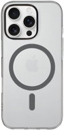 TopQ Slim Transparent MagSafe Back Cover for iPhone 15 Pro Graphite - Phone Cover
