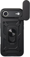 TopQ Ultra Durable Back Cover Armor Lens for iPhone Air black - Phone Cover