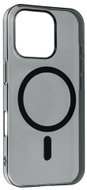 TopQ Zadní kryt Transparent Slim Magsafe pro iPhone 15 černý - Phone Cover