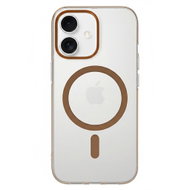 TopQ Transparent Slim Magsafe Back Cover for iPhone 16 Desert - Phone Cover