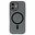 Transparent Slim Magsafe Back Cover for iPhone 16 Black