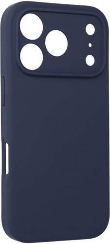 TopQ Silicone Lite back cover for iPhone 17 Pro Max navy - Phone Cover - Main image