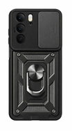 TopQ Ultra odolný Zadní kryt Armor Lens pro Realme 14X 5 G černý - Phone Cover
