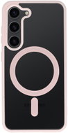 TopQ Zadní kryt Acrylic Color Magsafe pro Samsung Galaxy S25 FE light růžový - Phone Cover