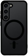 TopQ Zadní kryt Acrylic Color Magsafe pro Samsung Galaxy S25 FE černý - Phone Cover