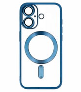 TopQ Zadní kryt Metallic MagSafe pro iPhone 17 modrý - Phone Cover
