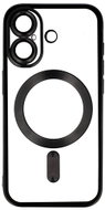 TopQ Zadní kryt Metallic MagSafe pro iPhone 17 černý - Phone Cover