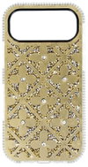 TopQ Zadní kryt Flower pro iPhone Air zlatý - Phone Cover