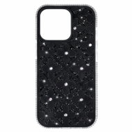 TopQ Zadní kryt Flower pro iPhone 16 Pro černý - Phone Cover