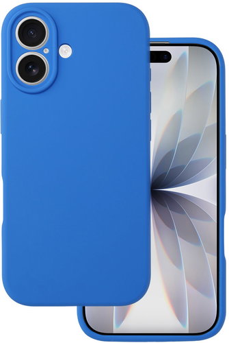 TopQ Silicone Lite back cover for iPhone 17 blue - Phone Cover - Main image