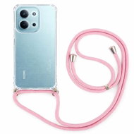 TopQ Kryt Xiaomi Redmi 15C s růžovou šňůrkou průhledný - Phone Cover