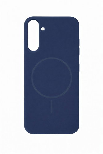 TopQ Magsafe Slim Silicone Back Cover for Samsung Galaxy S25 FE Navy - Phone Cover - Main image