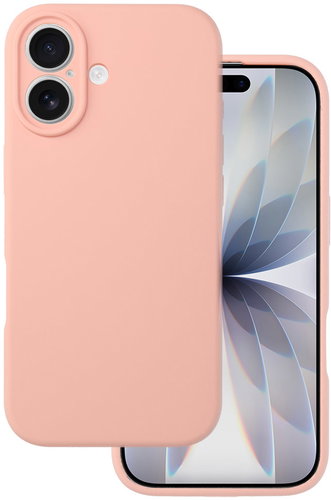 TopQ Silicone Lite back cover for iPhone 17 peach - Phone Cover - Main image