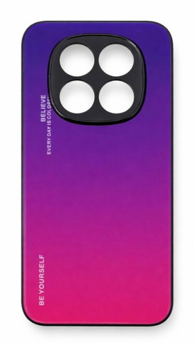 TopQ LUXURY Case for Xiaomi Redmi Note 15 Pro Hard Rainbow Purple - Phone Cover - Main image