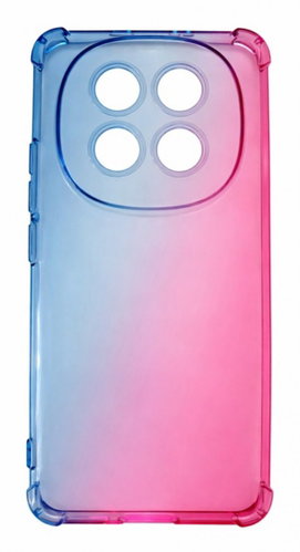 TopQ Case for Xiaomi Redmi Note 15 Pro+ 5G Shock Rainbow Blue-Pink - Phone Cover - Main image