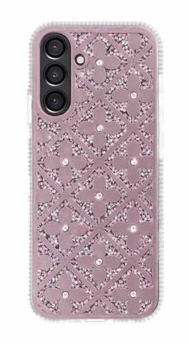 TopQ Flower Back Cover for Samsung Galaxy A57 5G Pink - Phone Cover - Main image