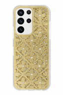 TopQ Zadní kryt Flower pro Samsung Galaxy S26 Ultra zlatý - Phone Cover