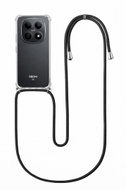 TopQ Kryt Xiaomi Redmi Note 15 s černou šňůrkou průhledný - Phone Cover