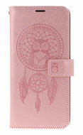 TopQ Pouzdro MEZZO Xiaomi Redmi Note 15 Pro 5 G Knížkové Lapač se sovičkou světle růžové - Phone Case