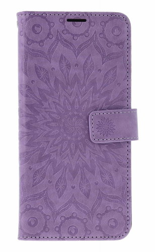 TopQ MEZZO Book Case for Xiaomi Redmi Note 15 5G Mandala Purple - Phone Case - Main image
