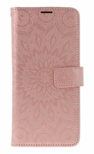 TopQ MEZZO Book-Style Case for Xiaomi Redmi Note 15 5G Mandala Pink - Phone Case - Main image