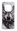 Hard Case Black and White Wolf