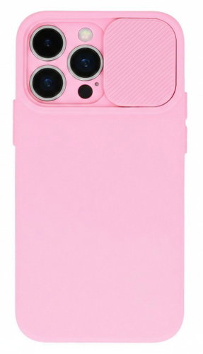 TopQ Camshield Soft Back Cover for iPhone 16 Pro Max Light Pink - Phone Cover - Main image