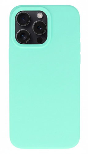 TopQ Silicone Lite Back Cover for iPhone 16 Pro Mint - Phone Cover - Main image