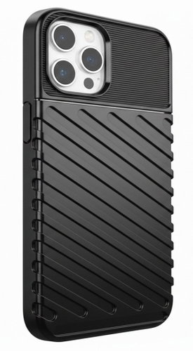 TopQ Zadní kryt Thunder pro iPhone 16 Pro černý - Phone Cover - Main image
