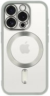 TopQ Zadní kryt Metallic MagSafe pro iPhone 16 Pro Max Silver - Phone Cover