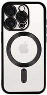TopQ Zadní kryt Metallic MagSafe pro iPhone 16 Pro Black - Phone Cover