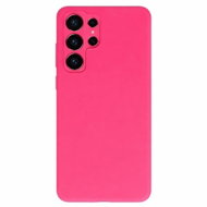 TopQ Zadní kryt Silicone Lite pro Samsung S25 Ultra fuchsiový - Phone Cover