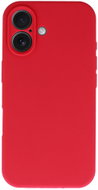 TopQ Silicone Lite Back Cover for iPhone 16 Raspberry - Phone Cover
