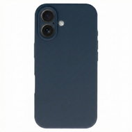 TopQ Silicone Lite Back Cover for iPhone 16 Navy - Phone Cover