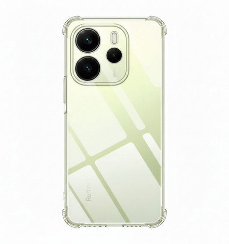 TopQ Durable Case for Xiaomi Redmi Note 14 5G Transparent - Phone Cover - Main image
