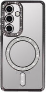TopQ Zadní kryt Bling Magsafe pro Samsung A26 5 G černý - Phone Cover