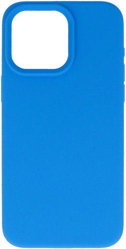 TopQ Zadní kryt Silicone Lite na iPhone 16 Pro modrý - Phone Cover - Main image