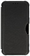 TopQ Knížkové pouzdro Razor Carbon pro Samsung Galaxy S25 černé - Phone Case