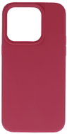 TopQ Zadní kryt Silicone Lite na iPhone 16 Pro vínový - Phone Cover