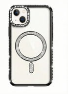 TopQ Zadní kryt Bling Magsafe pro iPhone 13 černý - Phone Cover