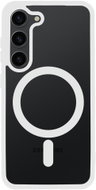 TopQ Zadní kryt Acrylic Color MagSafe pro Samsung S24 FE bílý - Phone Cover