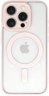 TopQ Acrylic Colour MagSafe Back Cover for iPhone 16 Pro, Light Pink - Phone Cover