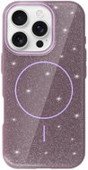 TopQ MagSafe Slim Shiny Back Cover for iPhone 15 Pro Max Purple - Phone Cover