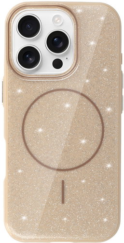 TopQ Magsafe Slim Shiny Back Cover for iPhone 13 Pro Max Gold - Phone Cover - Main image