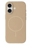 TopQ Zadní kryt Magsafe Slim Silicone pro iPhone 16 Plus brown - Phone Cover