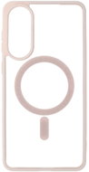 TopQ Zadní kryt Acrylic Color Magsafe pro Samsung Galaxy S25 Edge light pink - Phone Cover