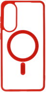 TopQ Zadní kryt Acrylic Color Magsafe pro Samsung Galaxy S25 Edge red - Phone Cover