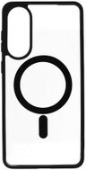 TopQ Zadní kryt Acrylic Color Magsafe pro Samsung Galaxy S25 Edge black - Phone Cover