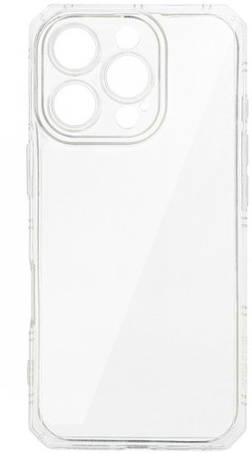 TopQ Antishock Back Cover for iPhone 16 Pro Max, Transparent - Phone Cover - Main image